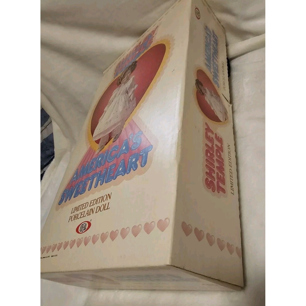 Vintage Shirley Temple Ideal American's Sweetheart Porcelain Doll 1983 #6809 - Picture 6 of 14